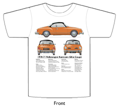 VW Karmann Ghia Coupe 1970-71 T-shirt Front